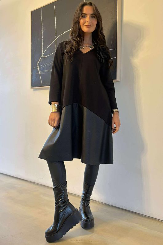 Oscar Clemmie Swing Dress Black /16=